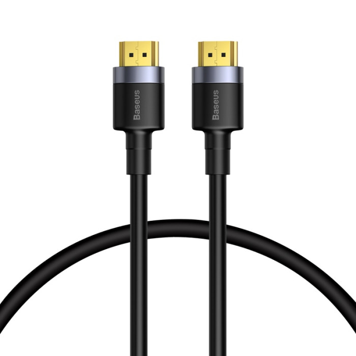 Кабель HDMI BASEUS (CADKLF-E01) 4K/2K/HDMI 2.0, 1m Black