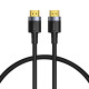 Кабель HDMI BASEUS (CADKLF-E01) 4K/2K/HDMI 2.0, 1m Black