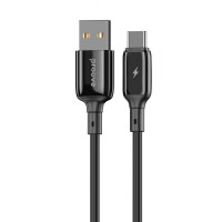 Кабель Proove Flex Metal USB to Type-C 2.4A 1m Black