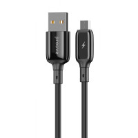 Кабель Proove Flex Metal USB to Micro USB 2.4A 1m Black