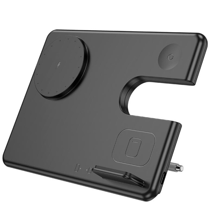 Зарядная док-станция 3 в 1 HOCO CQ1 15W Black