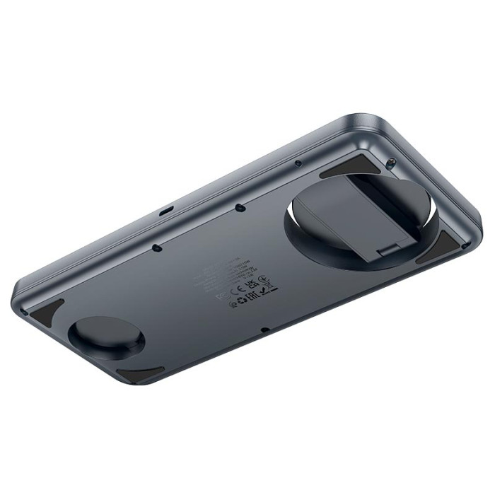 Зарядна док-станція 3 в 1 HOCO CQ22 15W Silver