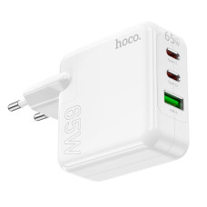 Мережевий зарядний пристрій Hoco C115A 65W White
