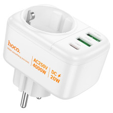 Мережевий зарядний пристрій Hoco AC26 20W White