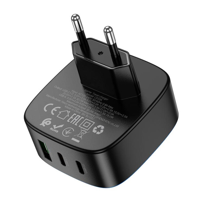 Сетевое зарядное устройство Hoco CS33A 30W Black