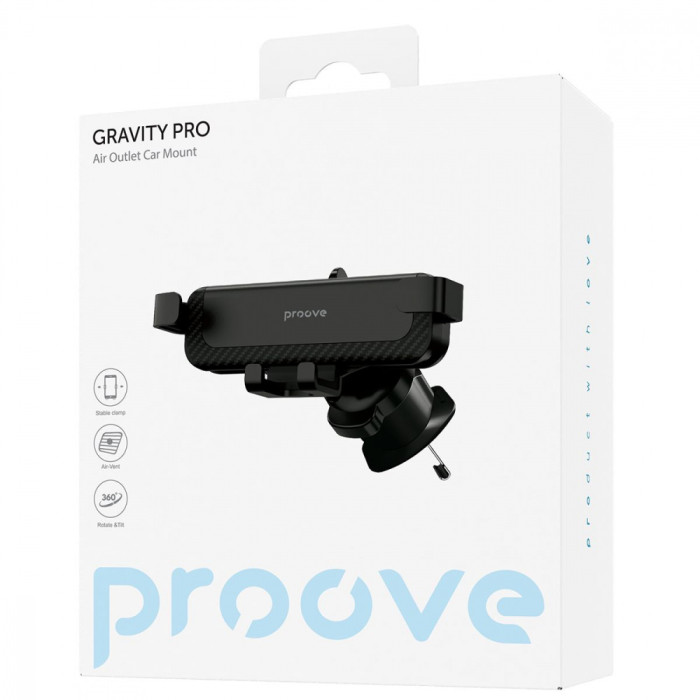 Автомобільний тримач Proove Gravity Pro Black