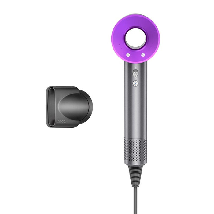Фен для волосся HOCO HP11 Plus 1600W Grey-purple