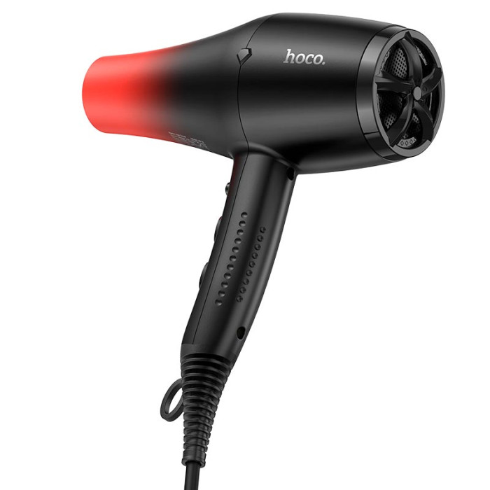 Фен для волосся HOCO HP15 2400W Black-red