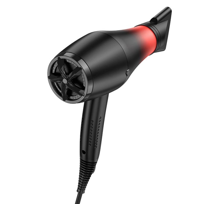 Фен для волосся HOCO HP15 2400W Black-red
