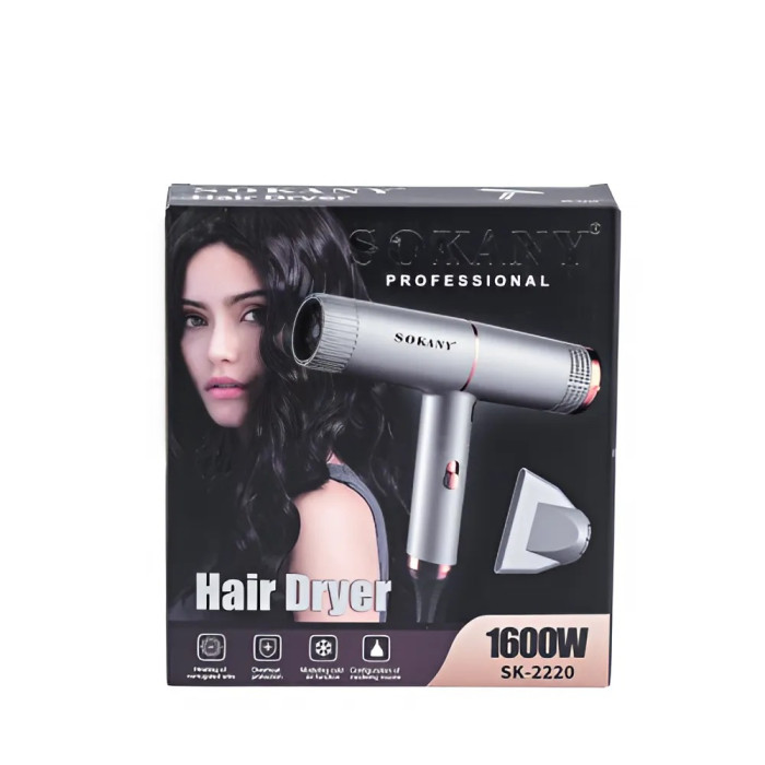 Фен для волосся Sokany SK-2220 1600W Silver