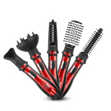 Фен-щітка для волосся 5 в 1 RAF R.416 1200W Red