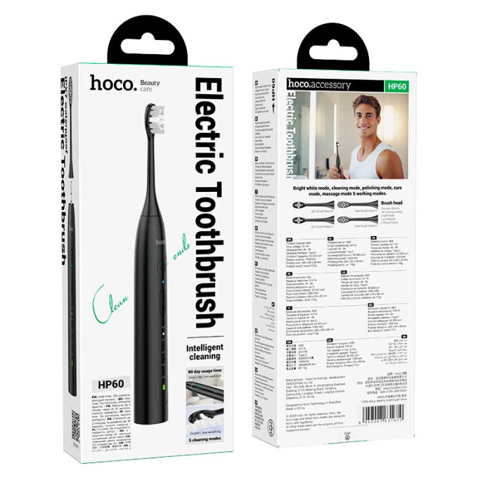 Зубная щетка электрическая HOCO HP60 Black
