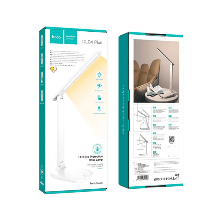 Настільна лампа HOCO DL04 Plus White