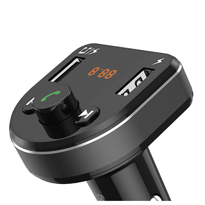 FM модулятор Koni Strong KS1 BT4.2 2USB / 3.1A, Black