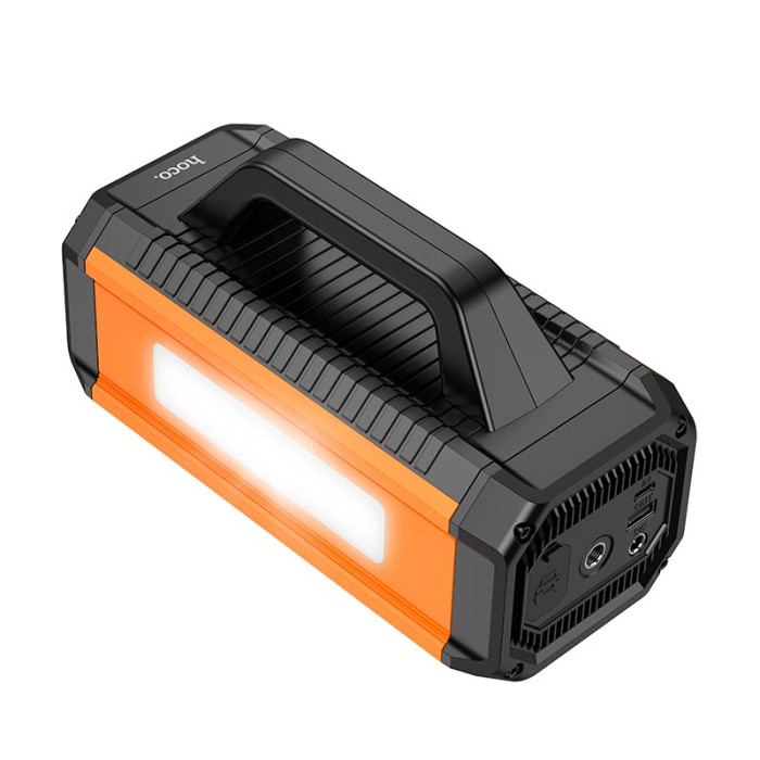 Пусковий пристрій та насос Hoco QS4 10000 мАг, 360A/800A, 1.8-3.8 bar Black