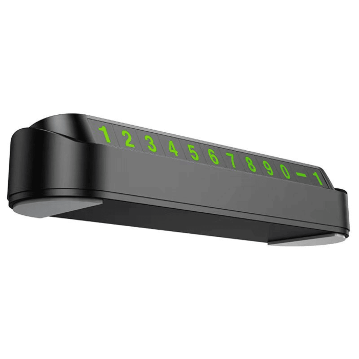 Визитка на панель автомобиля HOCO DPH01 Black