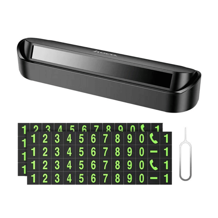 Визитка на панель автомобиля HOCO DPH01 Black