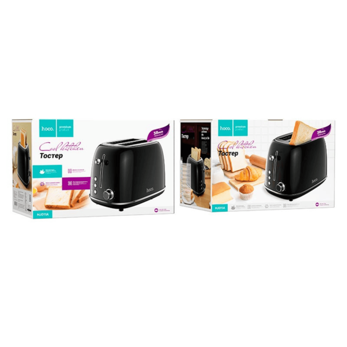 Тостер HOCO HJD11A 850W Black
