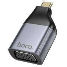 Перехідник Hoco UA34 Type-C to VGA Grey
