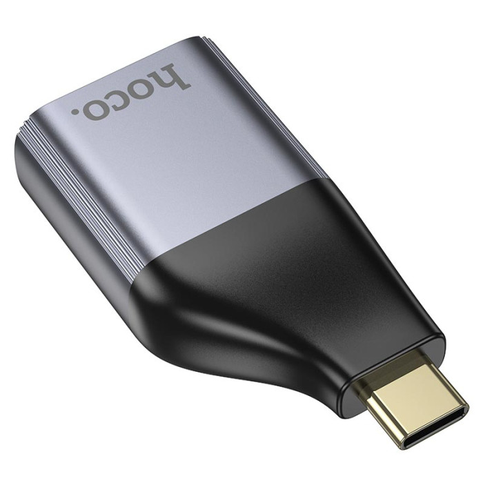 Перехідник Hoco UA34 Type-C to VGA Grey