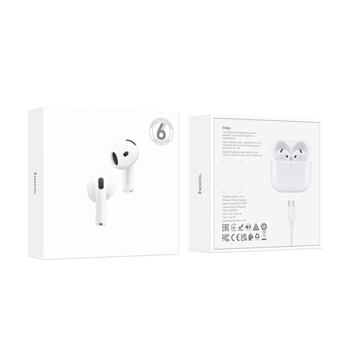 Наушники TWS HOCO EW84 White
