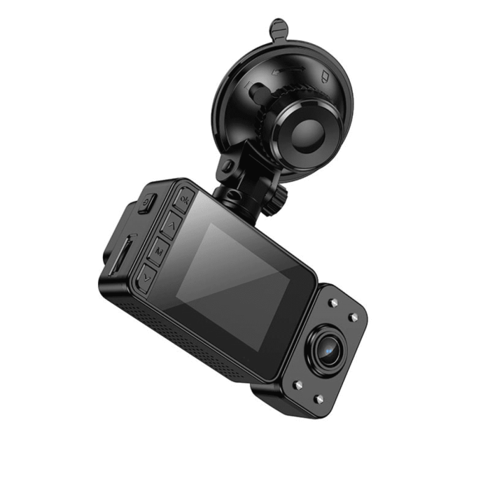 Відеореєстратор HOCO  DI62 2" IPS, 720p/480p, WiFi, 3 камери, Black