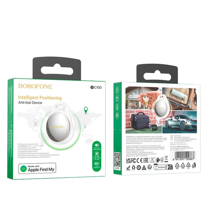 Поисковый трекер Borofone BC100 IOS White