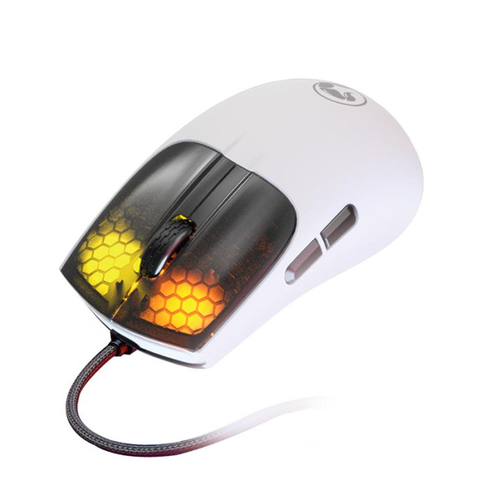 Проводная мышь игровая MARVO M727 White