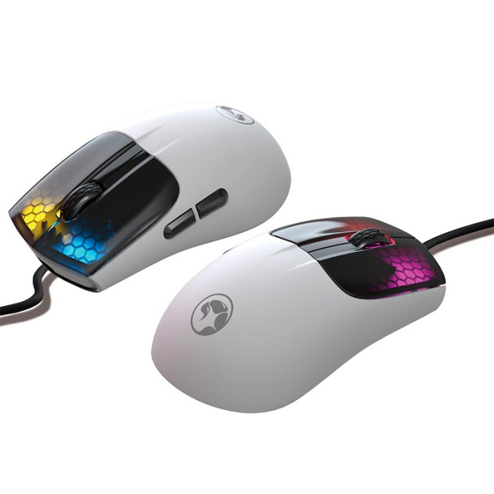 Проводная мышь игровая MARVO M727 White