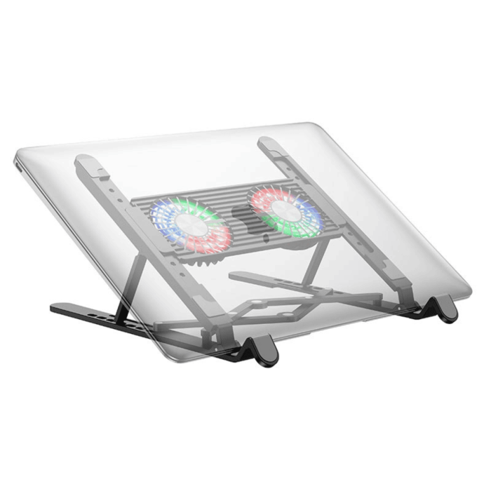 Підставка під ноутбук HOCO DH17 17.3'', RGB, Black