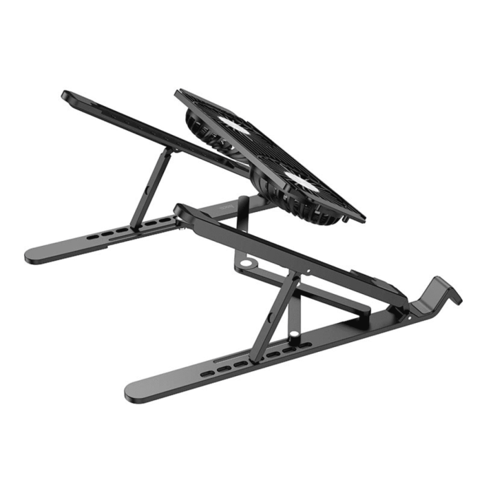 Підставка під ноутбук HOCO DH17 17.3'', RGB, Black