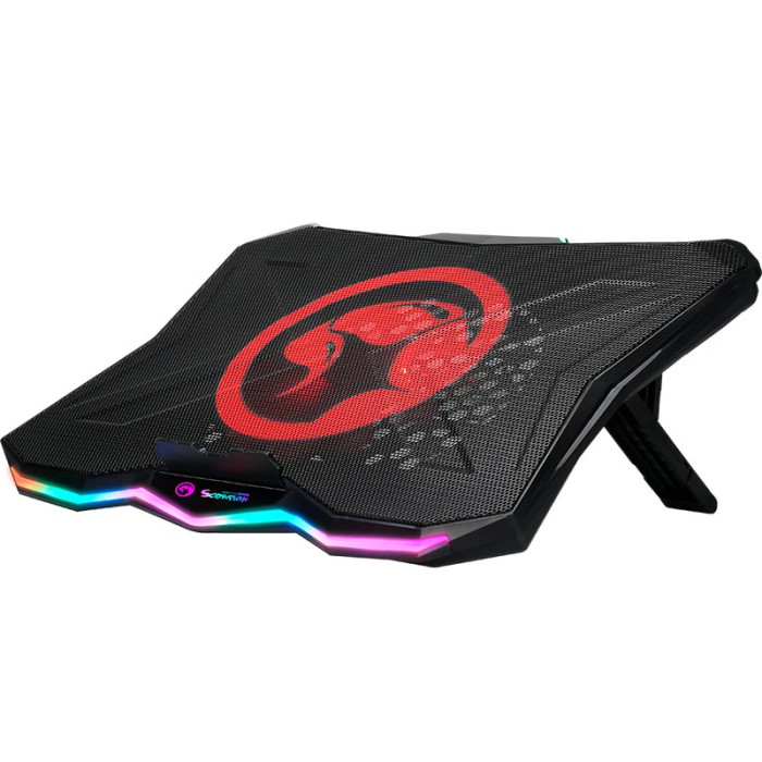 Підставка під ноутбук MARVO FN-40 17.3'', RGB, Black