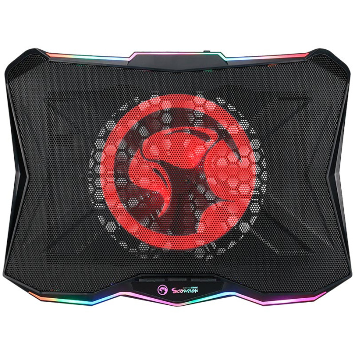 Підставка під ноутбук MARVO FN-40 17.3'', RGB, Black