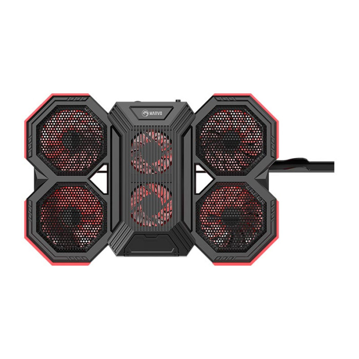 Підставка під ноутбук MARVO FN-41 17.3'', RGB, Black