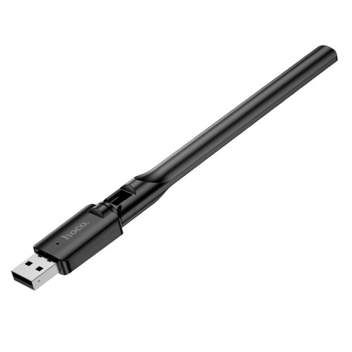 Адаптер WiFi Hoco HI32 / WiFi4 / 2.4G / 150Мбит/с, Black