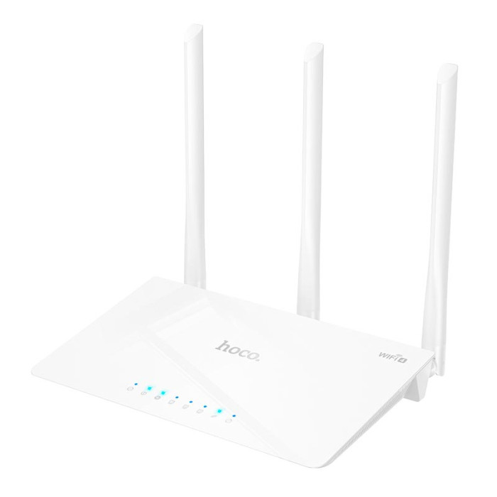 Маршрутизатор интернет WiFi 4 HOCO HI30 White