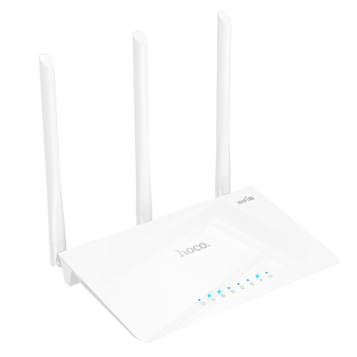 Маршрутизатор интернет WiFi 4 HOCO HI30 White