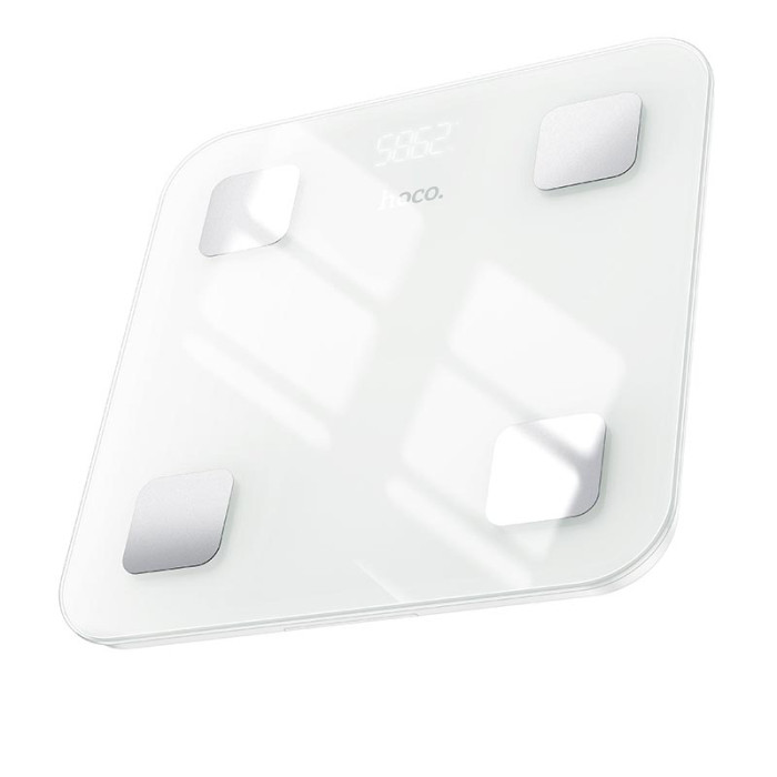 Смарт-весы напольные на 180 кг HOCO HI21 White