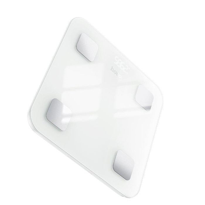 Смарт-весы напольные на 180 кг HOCO HI21 White