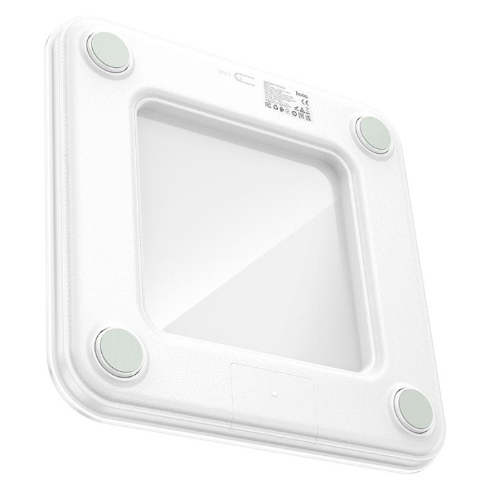Смарт-весы напольные на 180 кг HOCO HI21 White