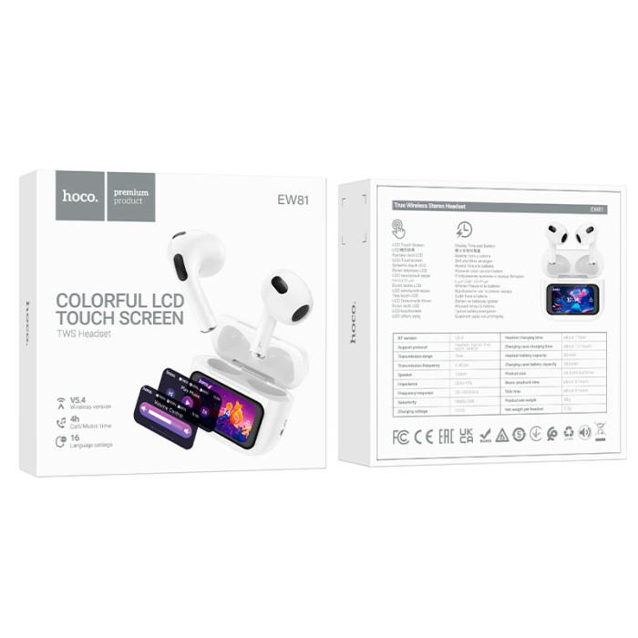 Навушники TWS HOCO EW81 White