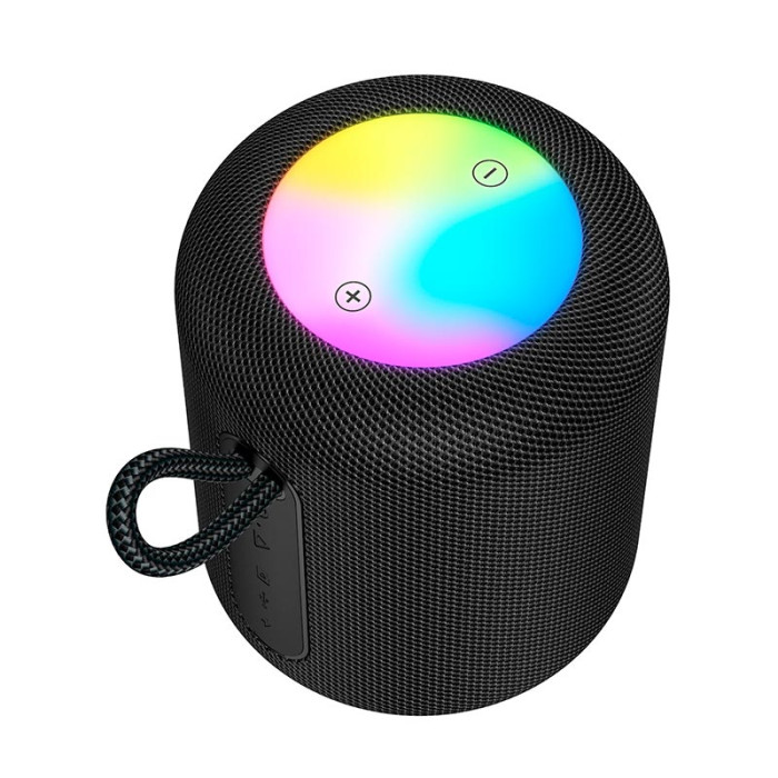 Портативная колонка HOCO HC30 BT5.4, TF / FM / USB / TWS / LED, 5W, 3 ч Black