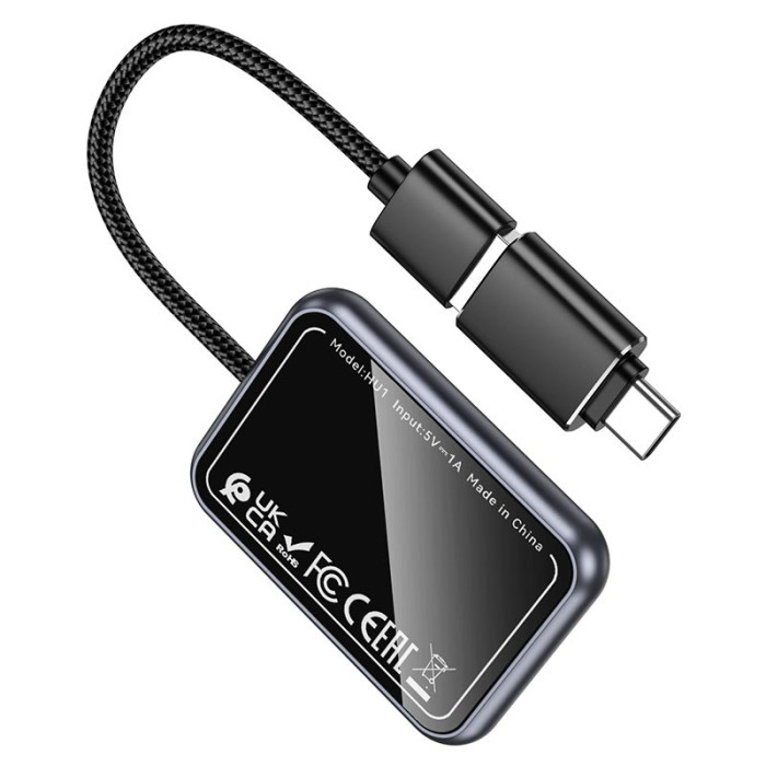 Адаптер CarPlay HOCO HU1 Black