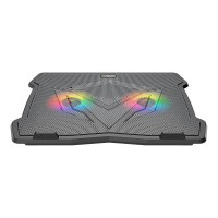 Підставка під ноутбук MeeTion CP2020 14'', RGB, Black