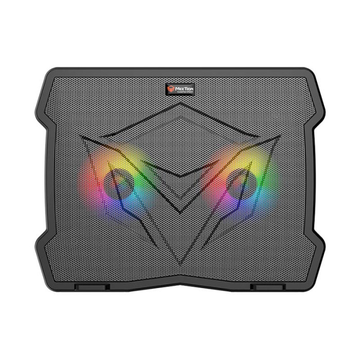 Підставка під ноутбук MeeTion CP2020 14'', RGB, Black