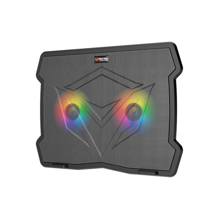Підставка під ноутбук MeeTion CP2020 14'', RGB, Black