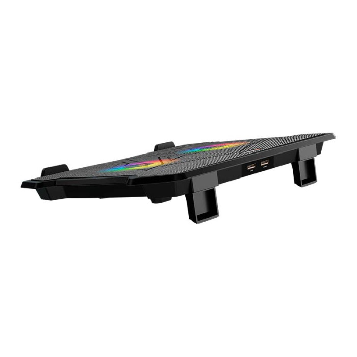 Підставка під ноутбук MeeTion CP2020 14'', RGB, Black