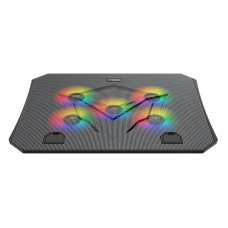 Підставка під ноутбук MeeTion CP3030 15.6'', RGB, Black