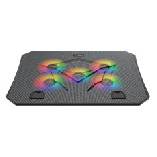 Подставка под ноутбук MeeTion CP3030 15.6'', RGB, Black