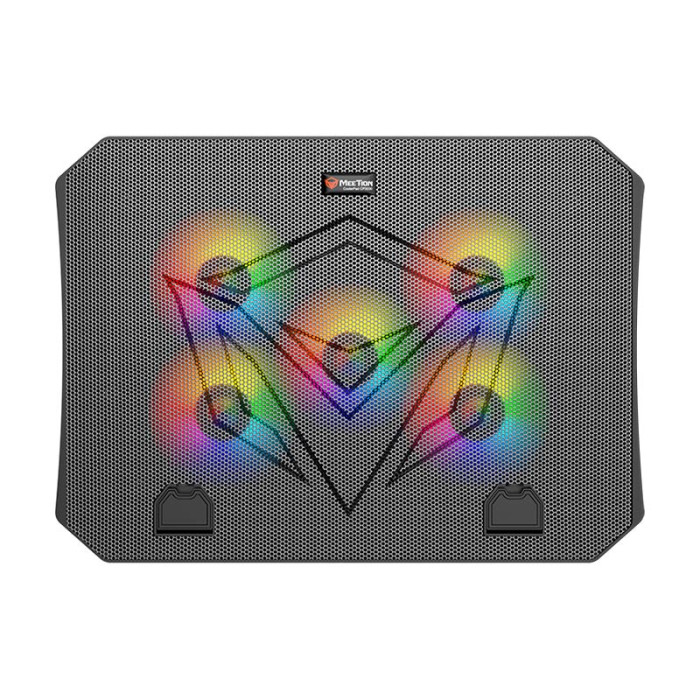 Подставка под ноутбук MeeTion CP3030 15.6'', RGB, Black